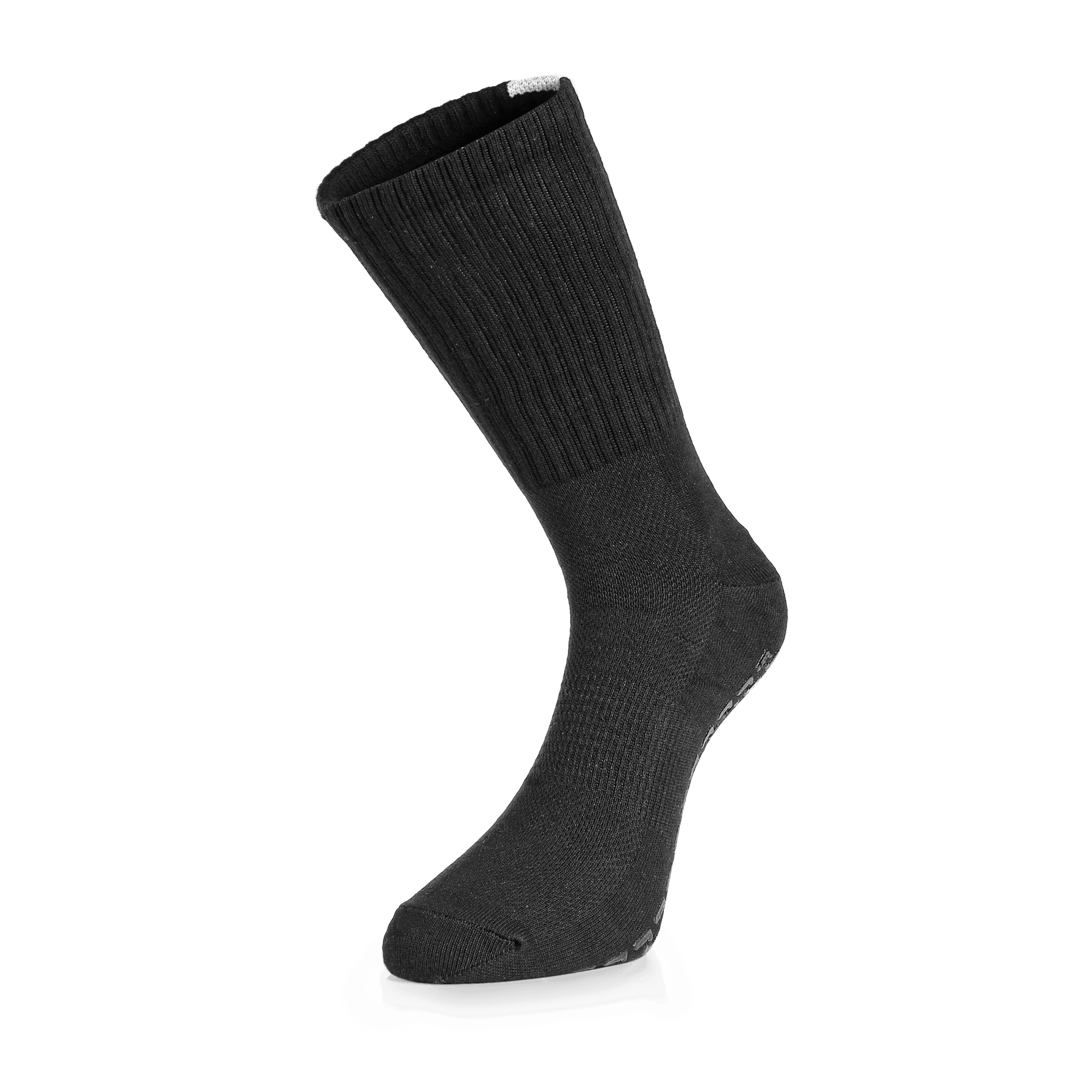 BU1 protiskluzové ponožky černé - silikon