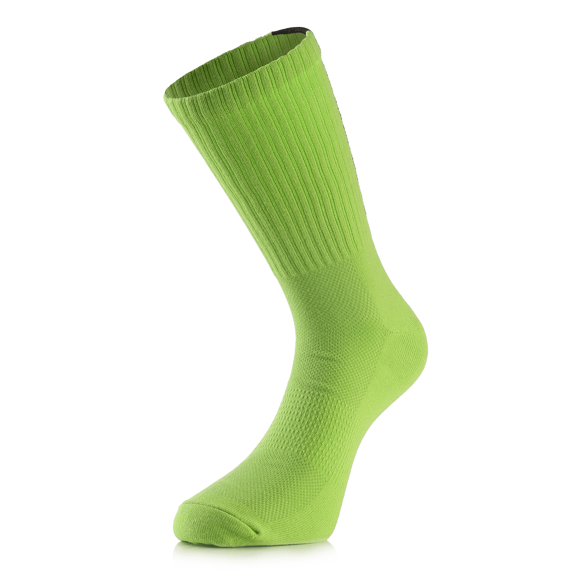 BU1 športové ponožky neónovo zelené