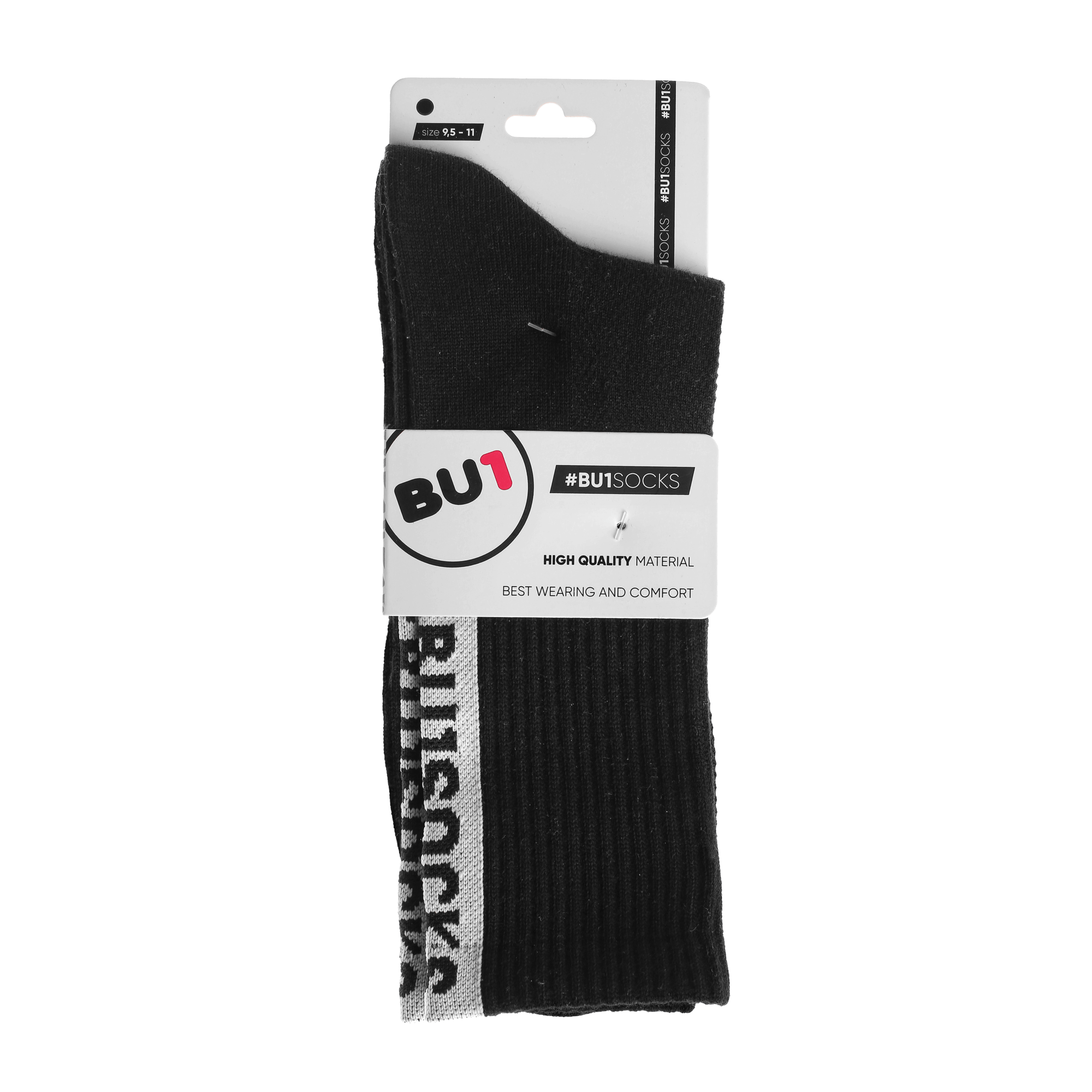 BU1 športové ponožky čierne