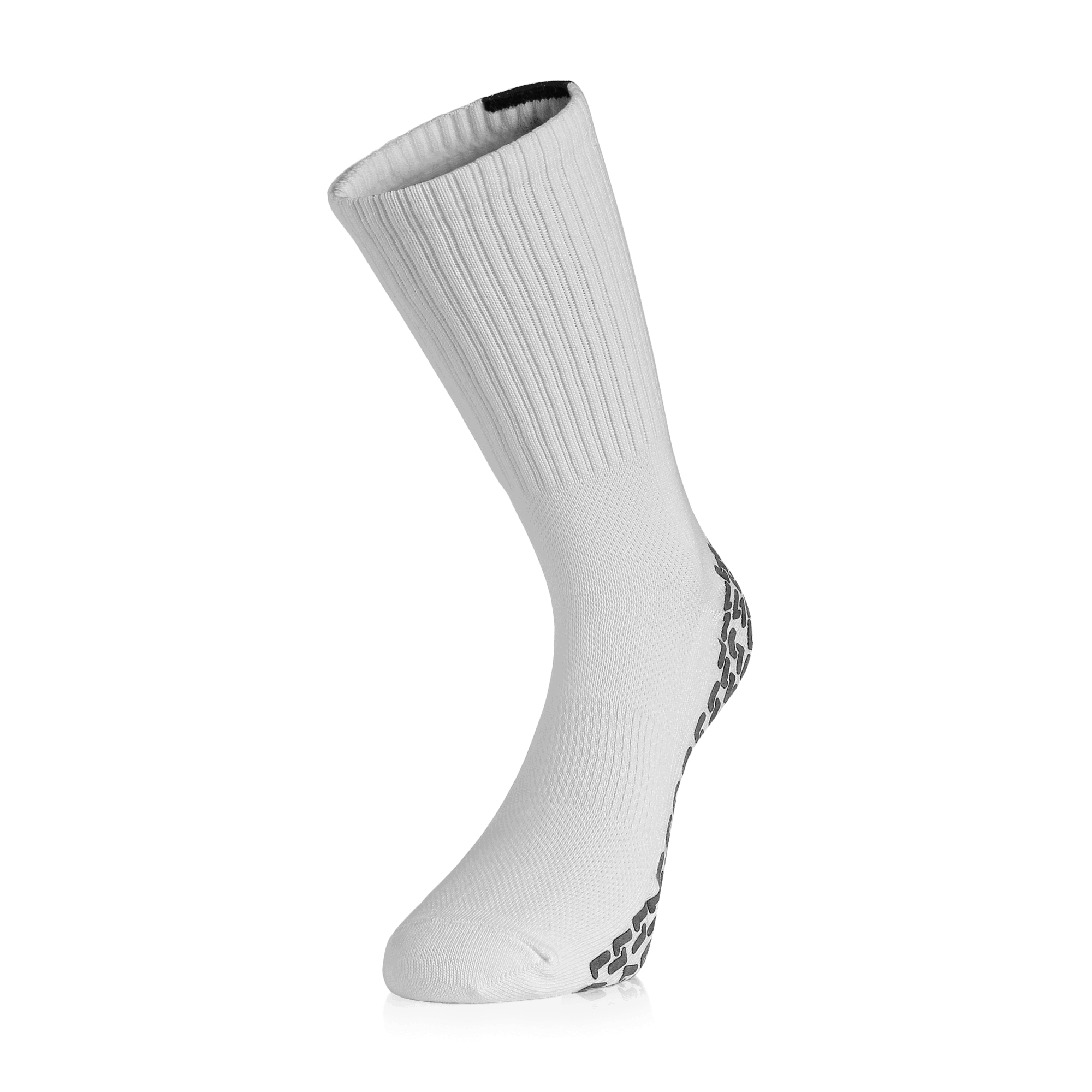 BU1 protišmykové ponožky biele - mikrovlákno
