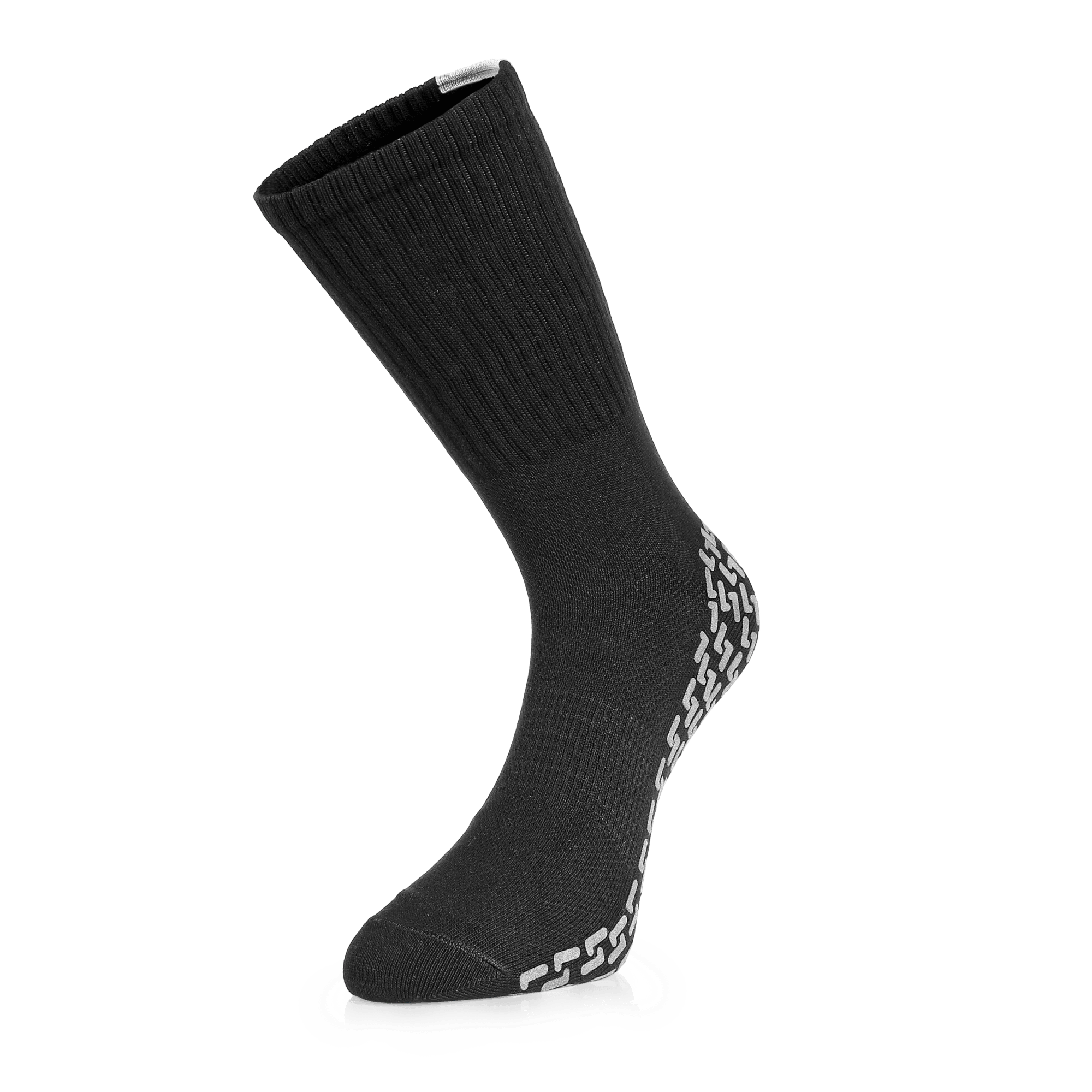 BU1 protiskluzové ponožky černé - mikrovlákno