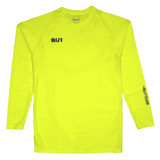 BU1 kompresné tričko neónovo žlté