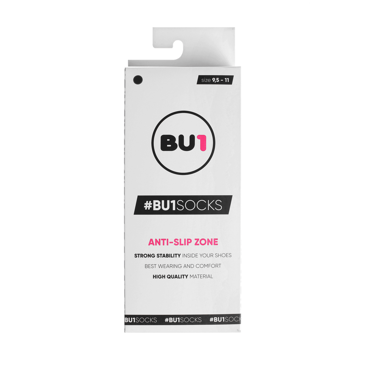 BU1 protiskluzové ponožky černé - mikrovlákno